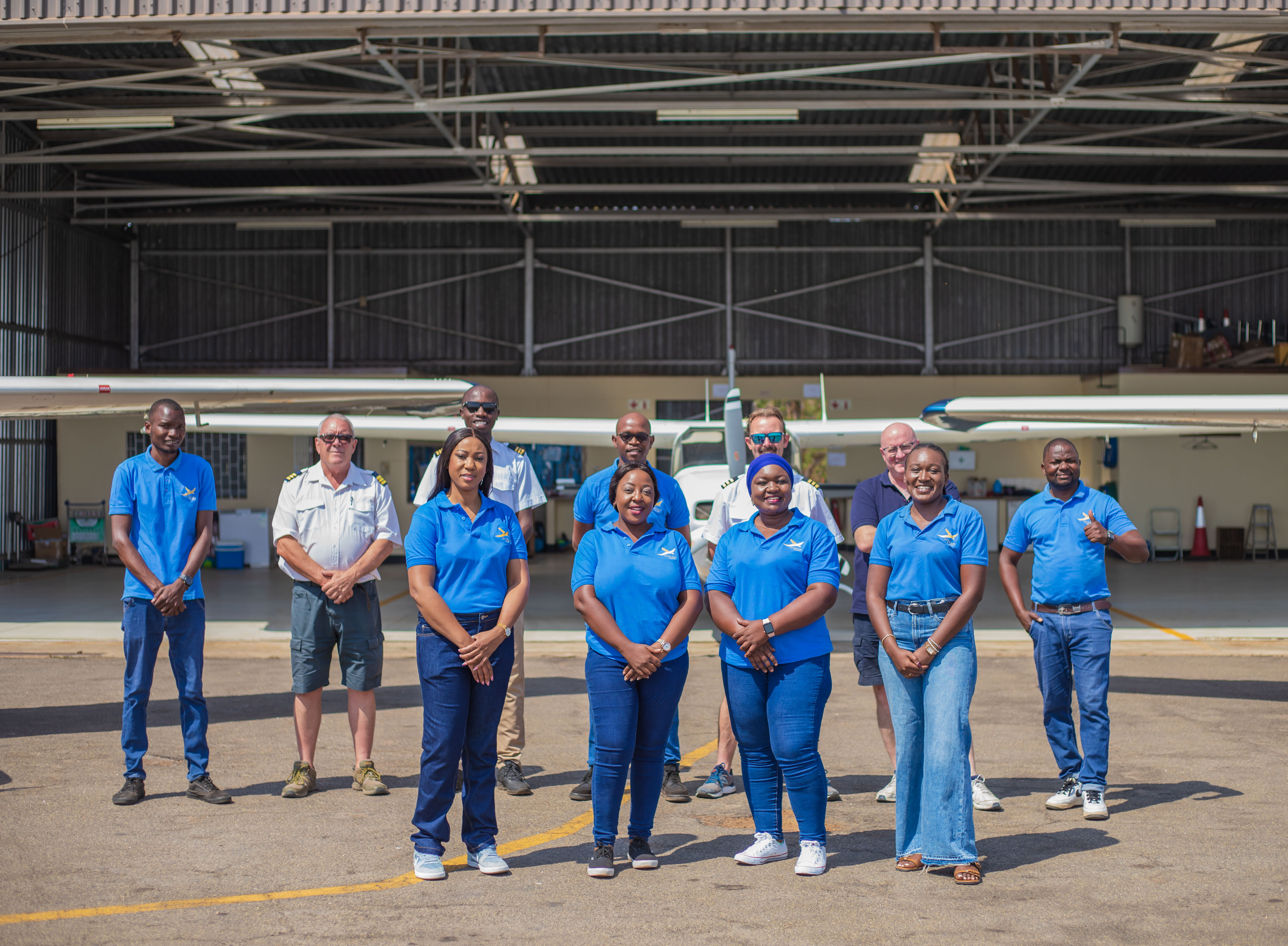 Fly Nyasa team and aircraft fleet